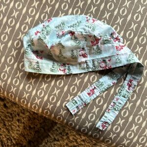 Holiday scrub cap